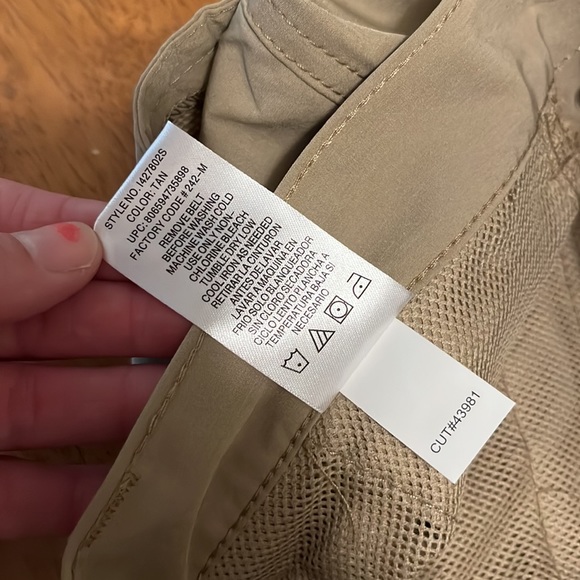 Iron Co. Hybrid Cargo Short with Luggage Belt Tan Color Mens 38 - Picture 9 of 14